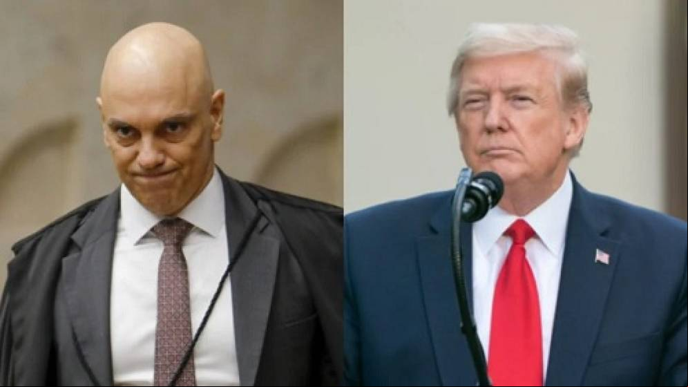 TRUMP ENTRA COM AÇÃO CONTRA ALEXANDRE DE MORAES NOS EUA