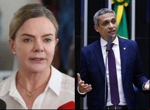 PGR se manifesta a favor de queixa-crime apresentada por Gleisi Hoffmann contra Gustavo Gayer